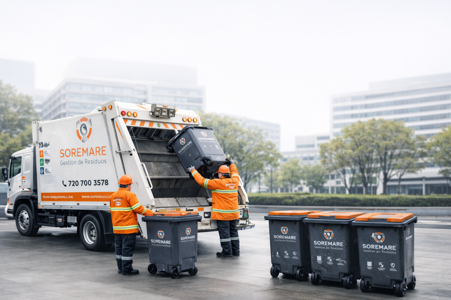 Equipo de SOREMARE - Gestión profesional de residuos en Valle de Toluca